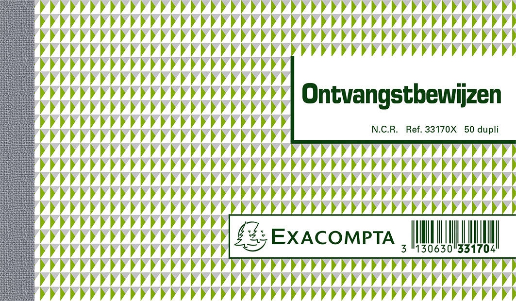 Ontvangstbewijs Duplicaat 10,5x18cm met 50 Bladen