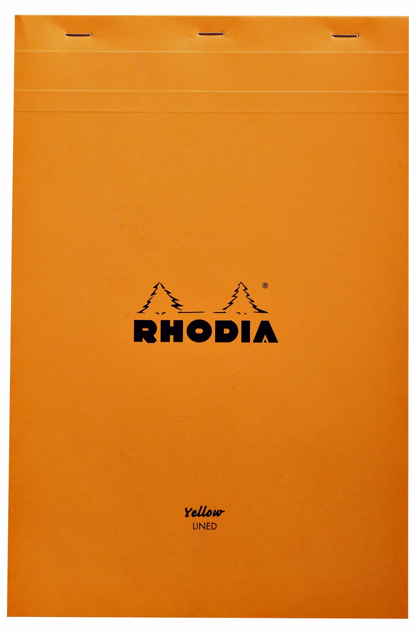 Schrijfblok Rhodia A4 gelijnd 80 vel 80 g geel