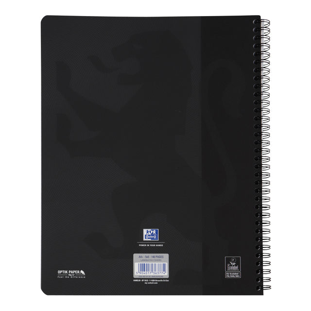 Oxford Touch A4 spiraalblok ruit 5mm 140 pagina's - 2