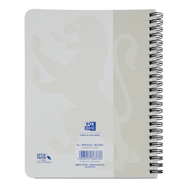 Oxf Touch A5 Spiraalblok gelijnd 140 pagina’s - 2