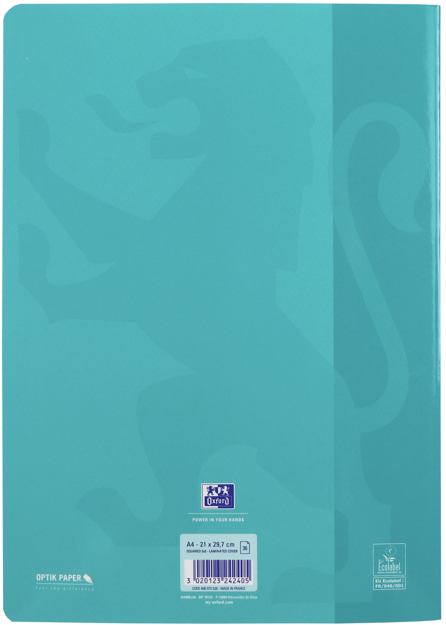 Oxford School A4 ruit 5x5 mm schrift 72 pagina's - 7