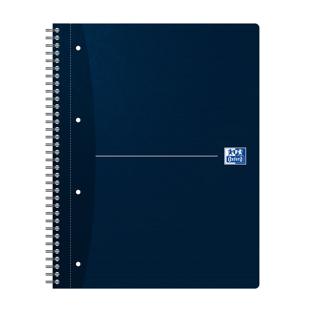 Oxford Ess A4+ gelinieerd collegeblok 180 pagina's 80g, assorti - 2