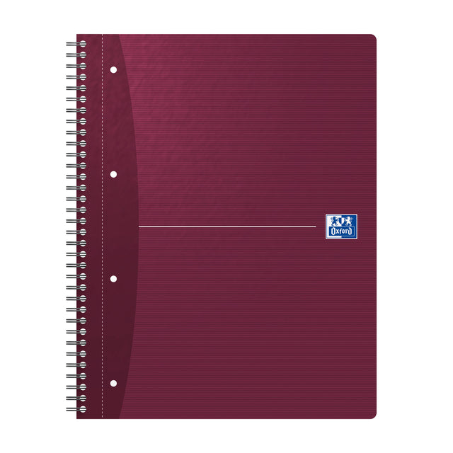 Oxford Ess A4+ gelinieerd collegeblok 180 pagina's 80g, assorti - 4