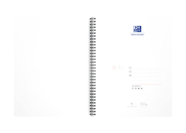 Oxford Ess A4+ gelinieerd collegeblok 180 pagina's 80g, assorti - 9