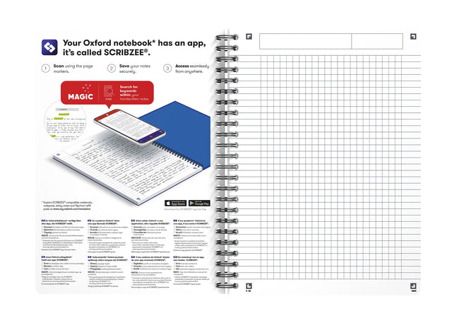 Oxford Urban Mix Spiraalblok A5 ruit 5x5mm 90vel - 7