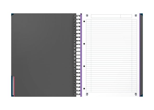 Collegeblok Oxford European Book A4+ 120 Vellen Assorti - 7