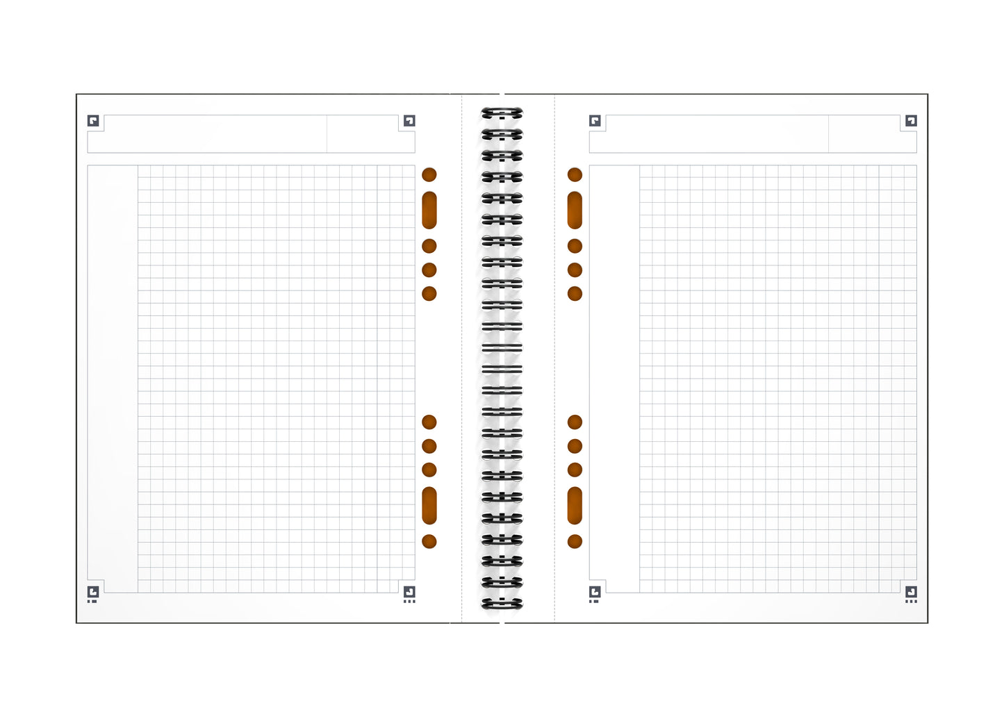 Oxf international Notebook A5+ 80gr 4-gaats perforatie - 3