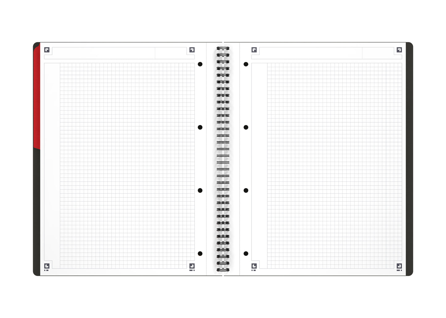 Spiraalblok Oxford International Activebook A4+ 80 vellen - 3