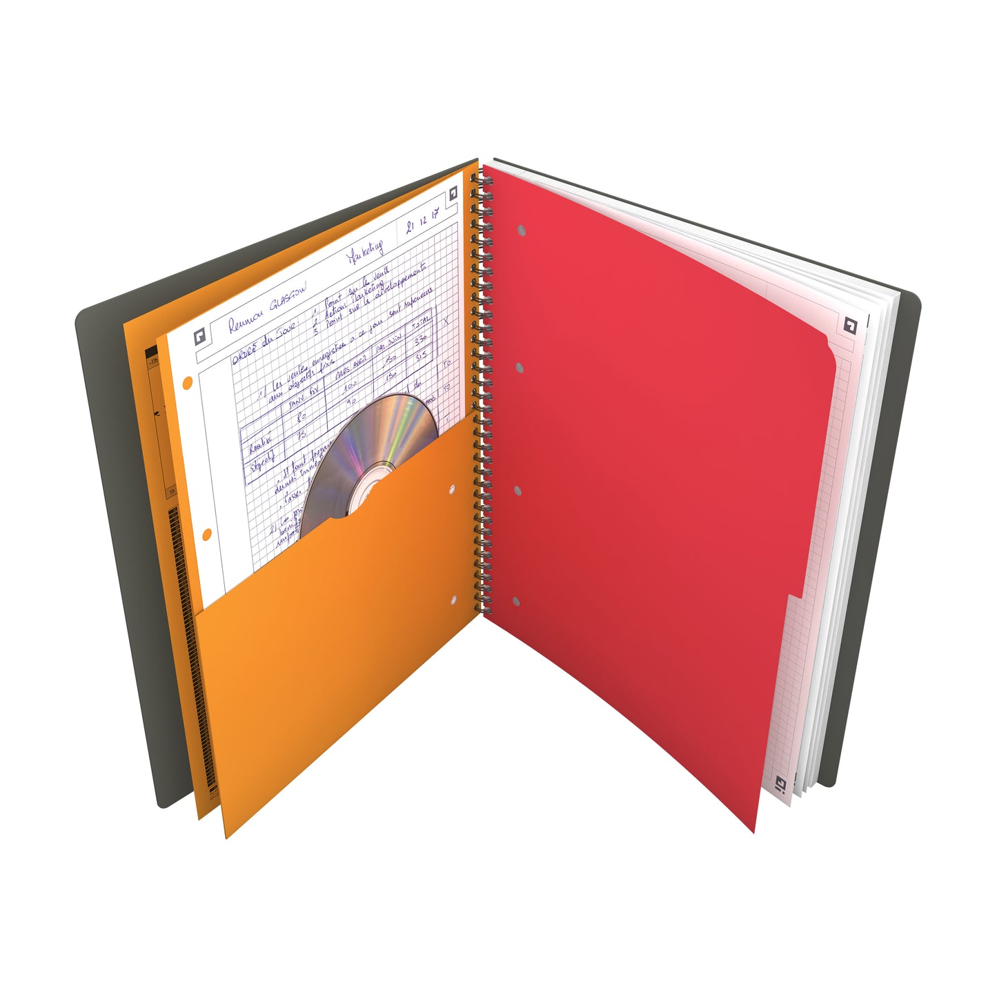 Spiraalblok Oxford International Activebook A4+ 80 vellen - 6