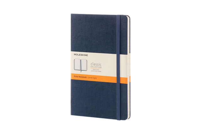 Moleskine Notitieboek Large 130x210mm blauw hardcover