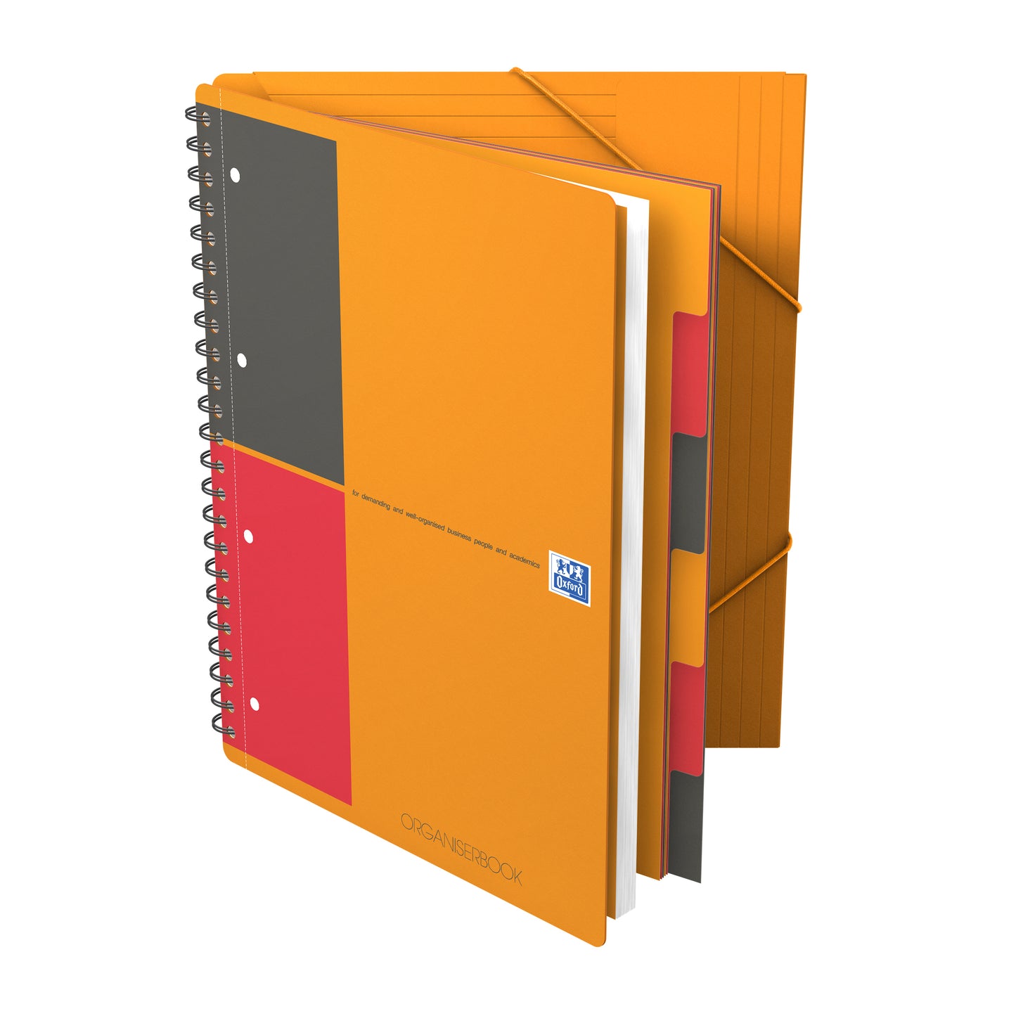 Oxford International Organiser A4+ notitieboek met dubbele spiraal en perforatie - 2