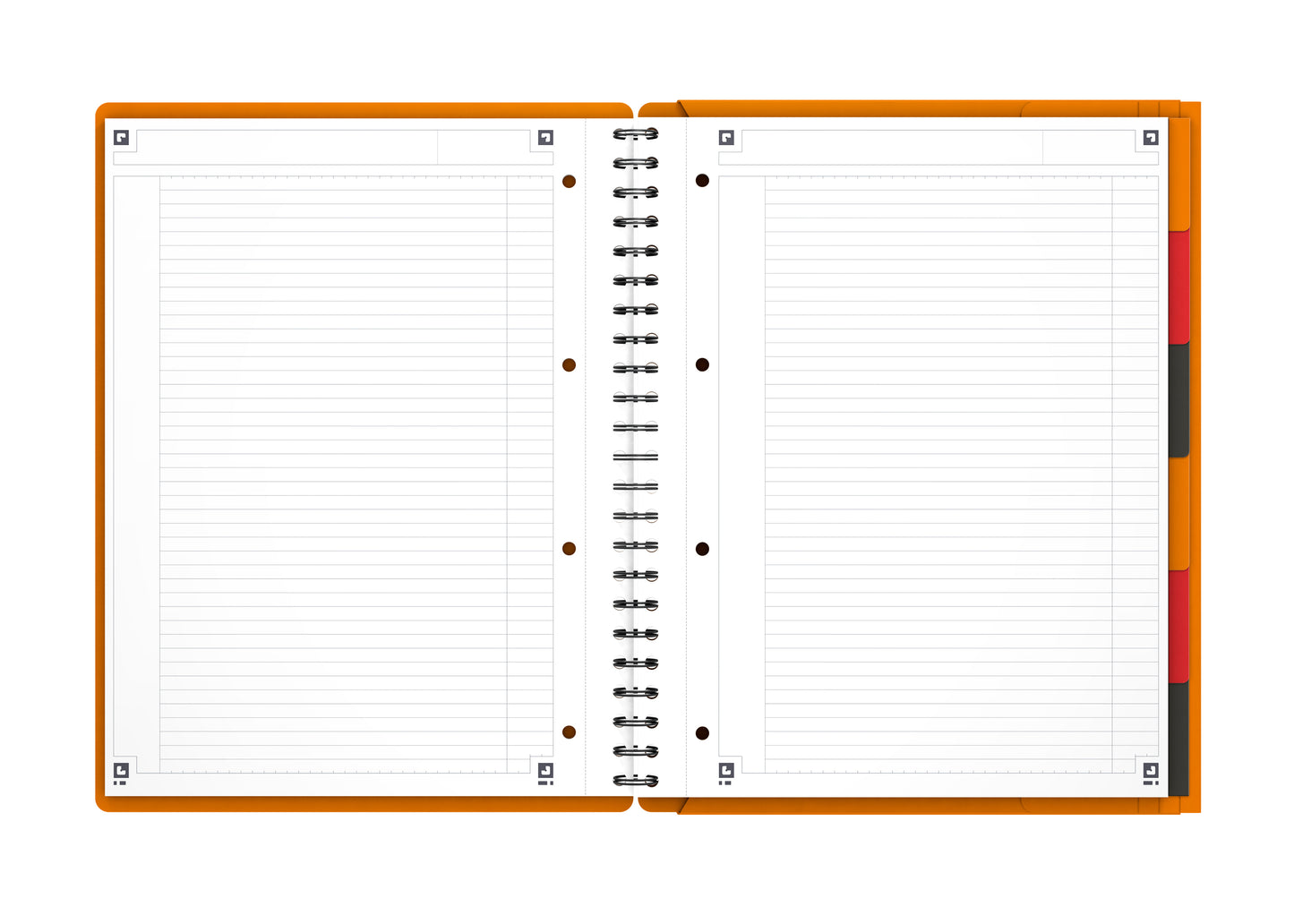 Oxford International Organiser A4+ notitieboek met dubbele spiraal en perforatie - 5