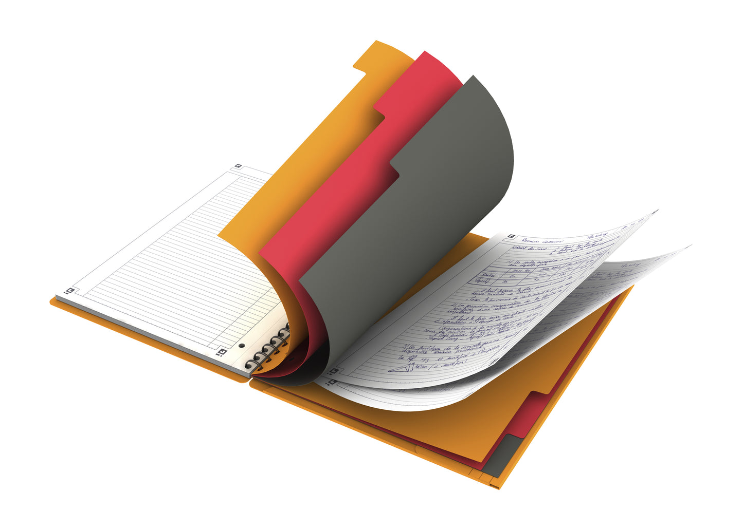 Oxford International Organiser A4+ notitieboek met dubbele spiraal en perforatie - 7