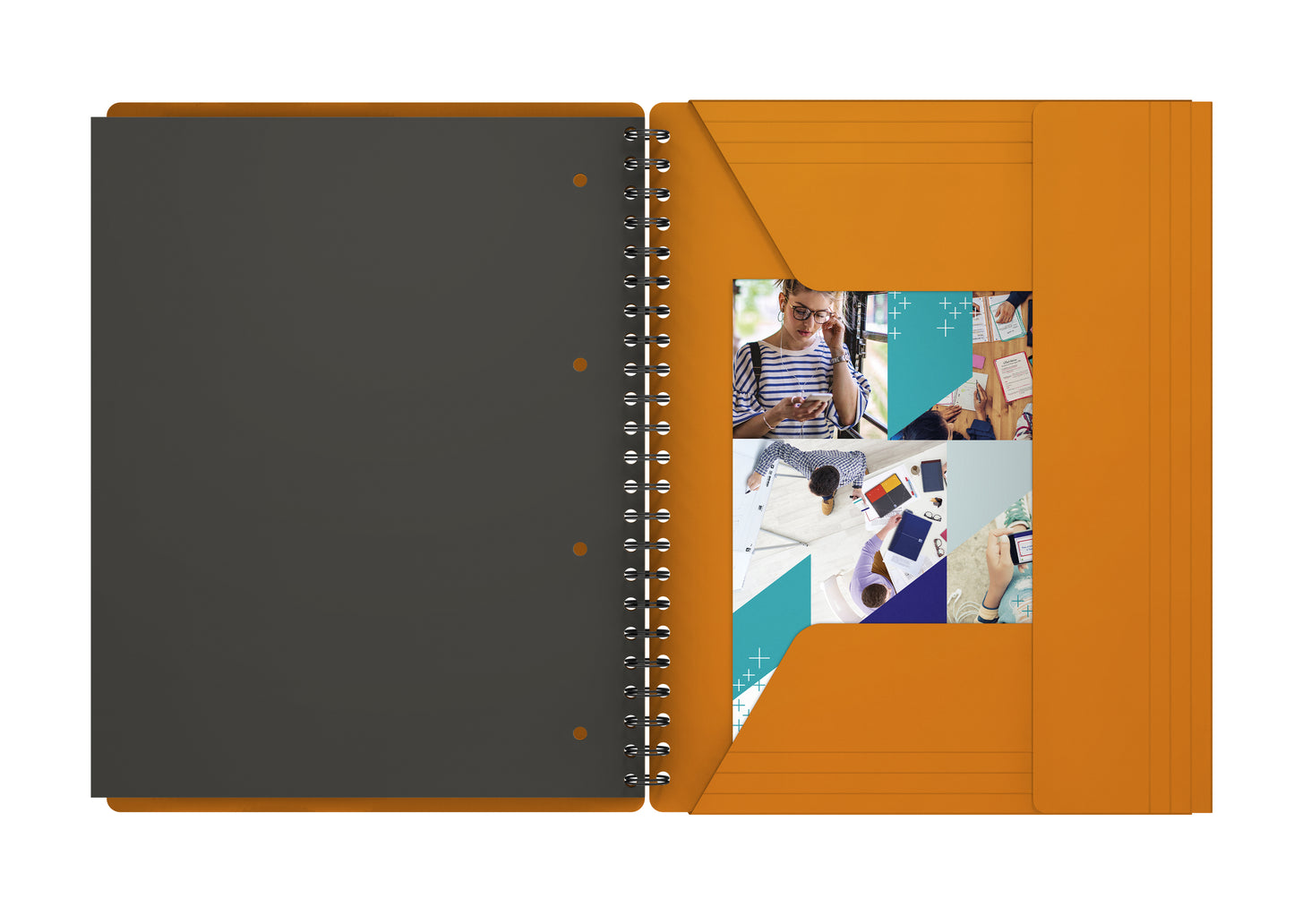 Oxford International Organiser A4+ notitieboek met dubbele spiraal en perforatie - 8
