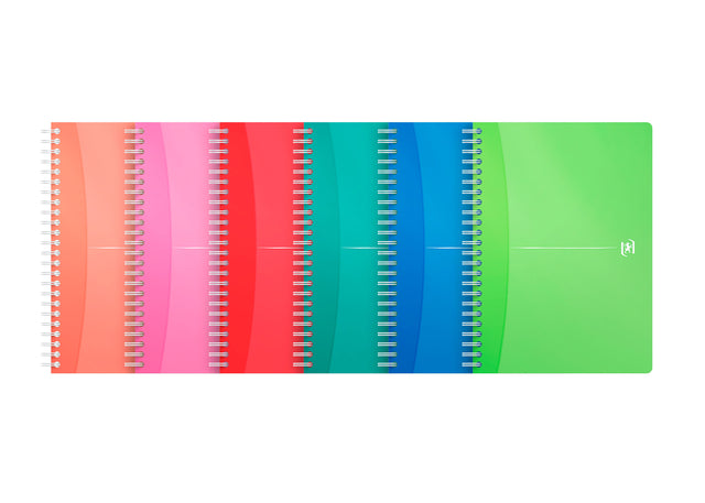Spiraalblok Oxford MyColours A5 Lijn 90 Vellen Assorti
