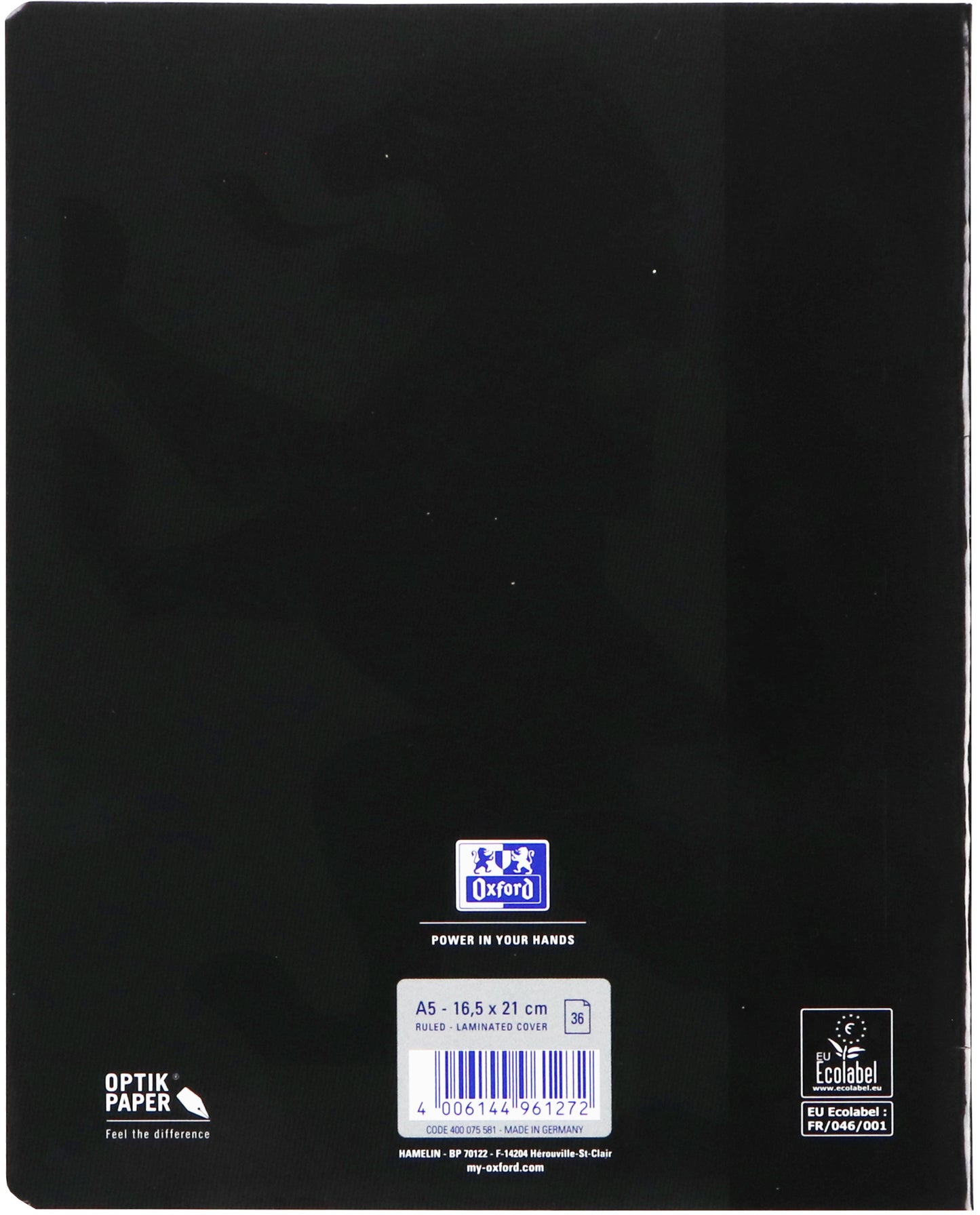 Oxford School A5 gelinieerd schrift, 72 pagina's, 80 g/m², assorti - 6