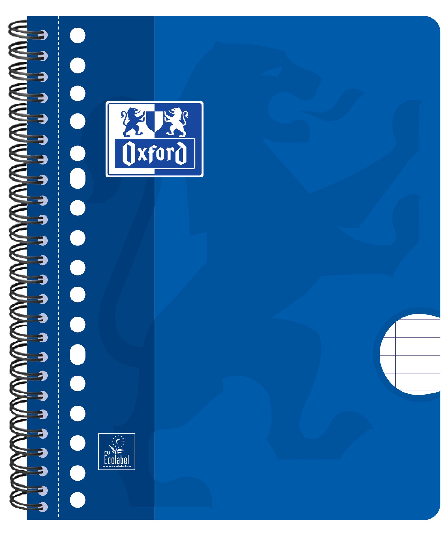 Collegeblok Oxford School A5+ met 17 gaten, 160 pagina's, assorted kleuren - 4