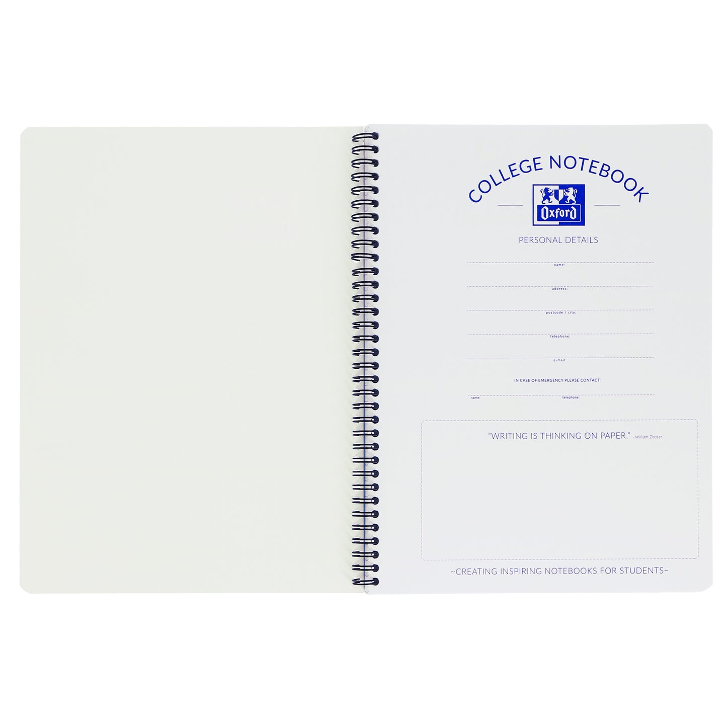 Oxf School Collegeblok A4 rt 10mm 23-gaats 160 pagina’s - 6