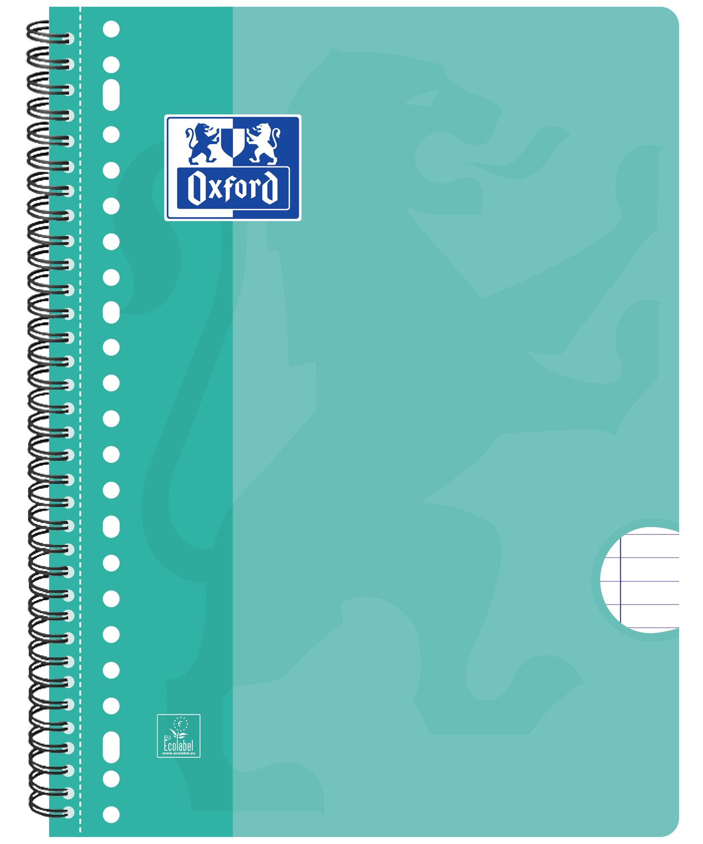 Oxford School A4+ collegeblok gelijnd 160 pagina's 80g, assorti - 2