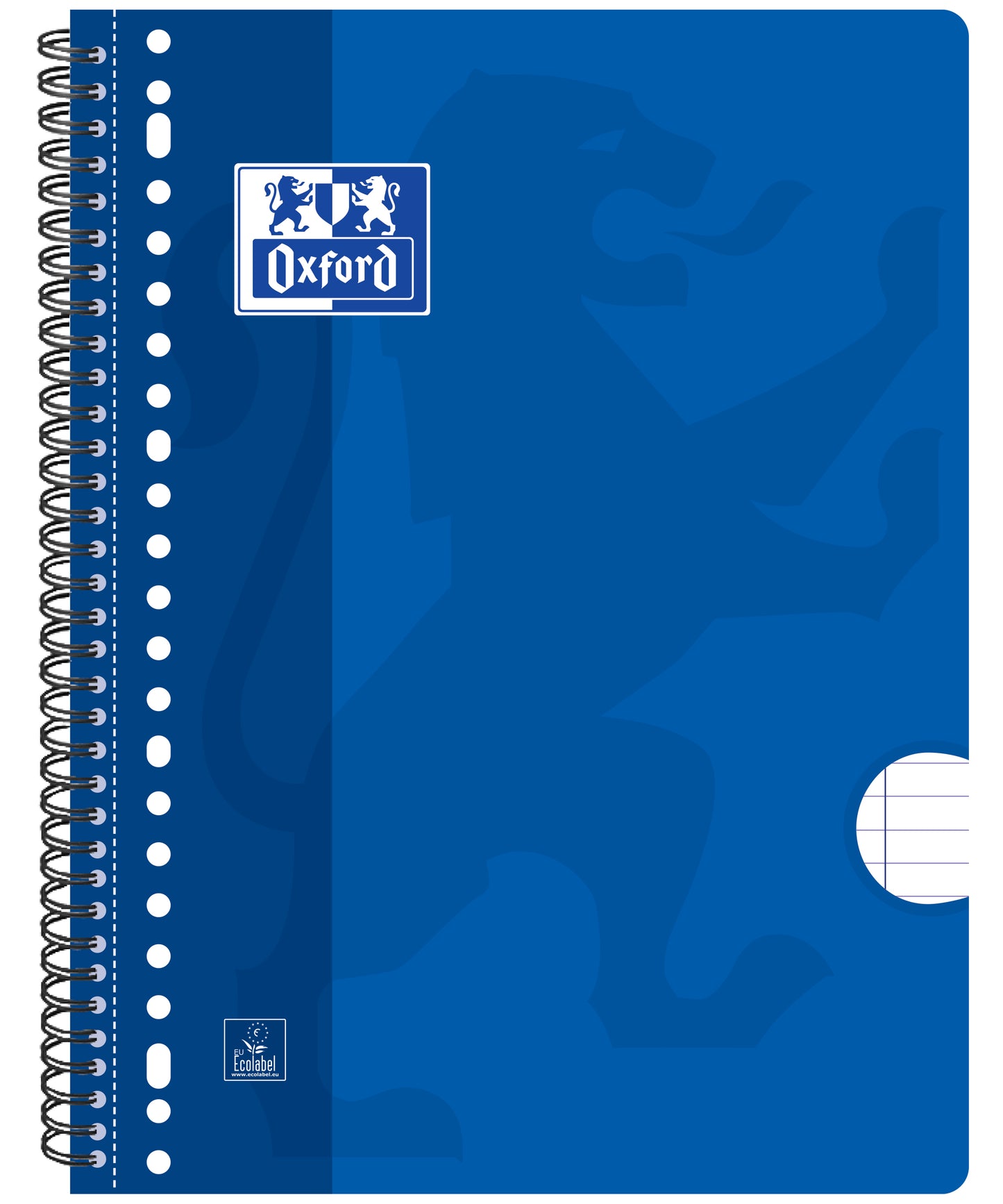 Oxford School A4+ collegeblok gelijnd 160 pagina's 80g, assorti - 5