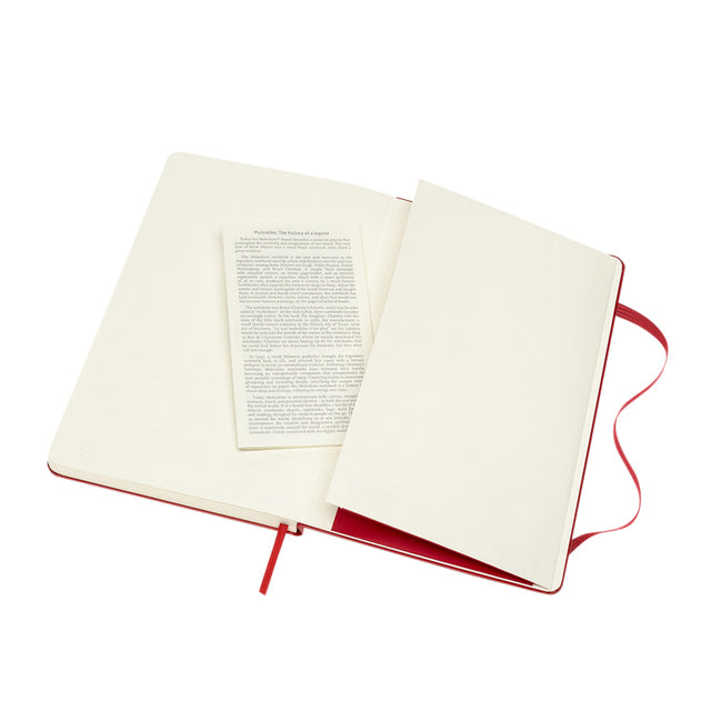 Moleskine L 130x210 mm Notitieboek Blanco Rood Hardcover - 5