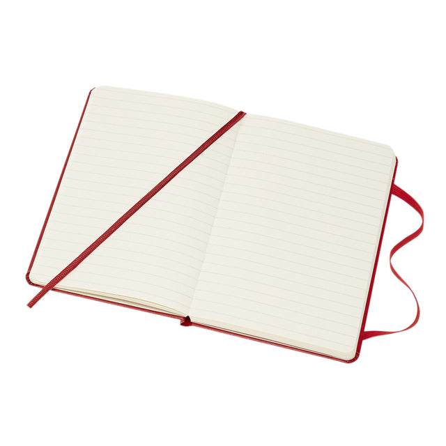 Pocket Moleskine notitieboekje 90x140mm, gelinieerd, rood hardcover - 4