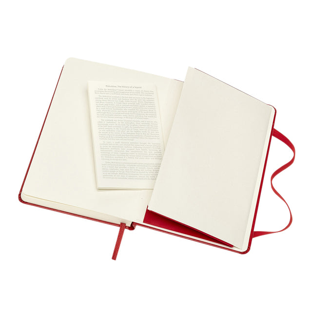 Pocket Moleskine notitieboekje 90x140mm, gelinieerd, rood hardcover - 5
