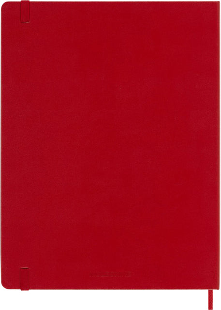 Notitieboek Moleskine XL 190x250mm rood hardcover - 3