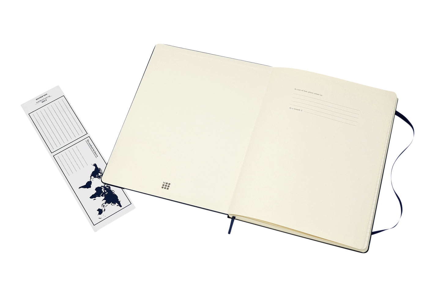 Moleskine XL 190x250mm notitieboek blauw hardcover - 3