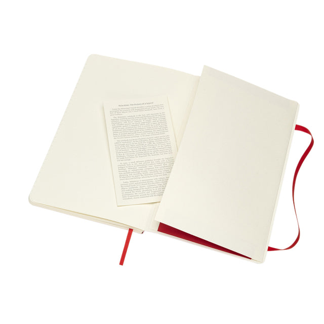Moleskine L 130x210 mm Notitieboek Lijn met Rood Scarl - 5