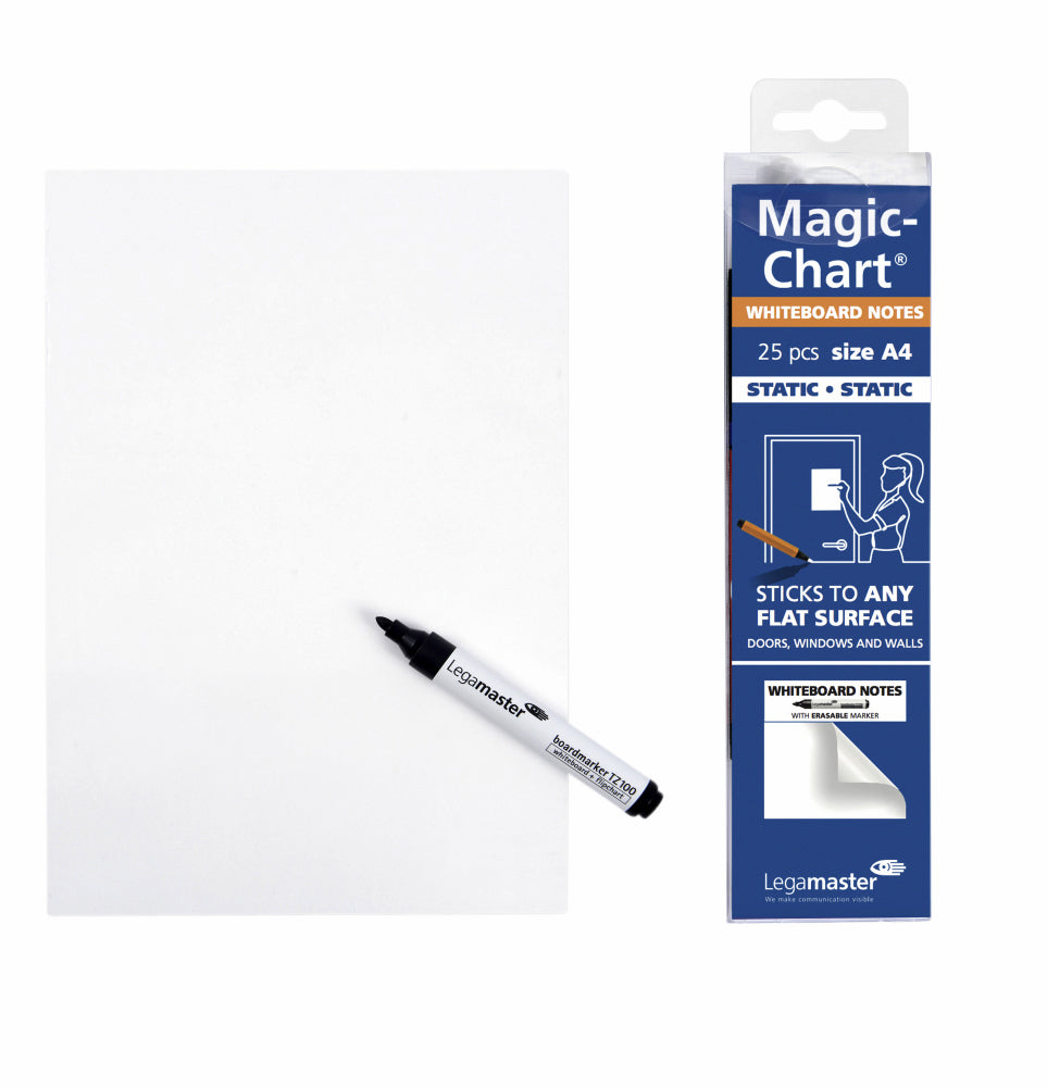Magic-Chart Notes Legamaster Whiteboard 20x30 cm wit