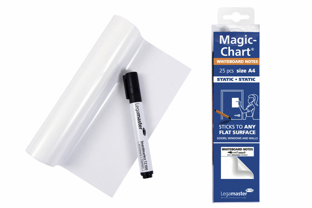 Magic-Chart Notes Legamaster Whiteboard 20x30 cm wit - 3