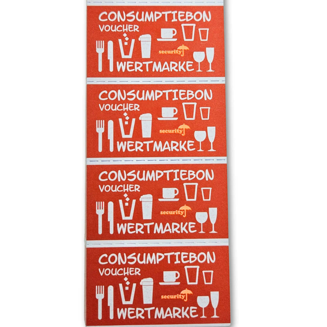 Consumptiebon Combicraft UV-beveiligd Rood 50x28mm