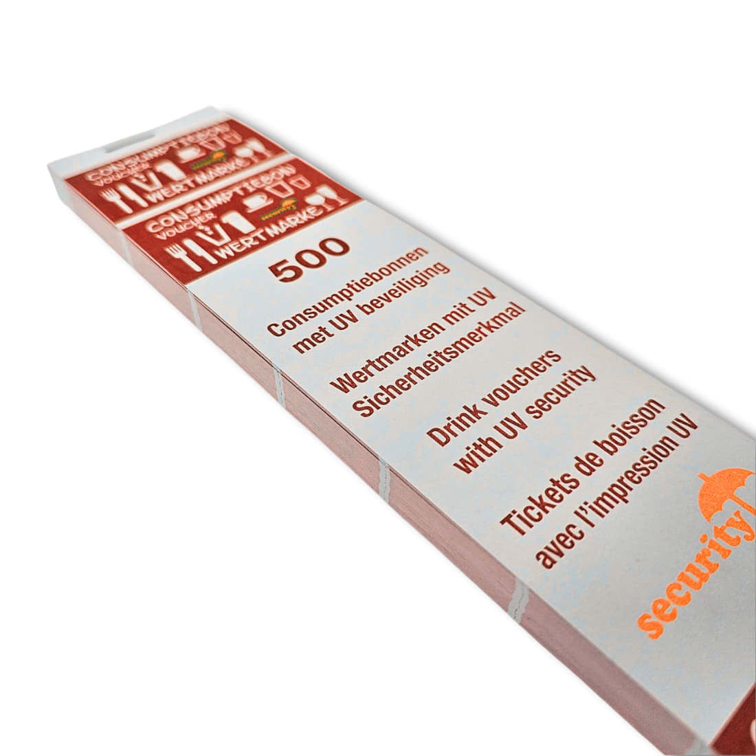 Consumptiebon Combicraft UV-beveiligd Rood 50x28mm - 2