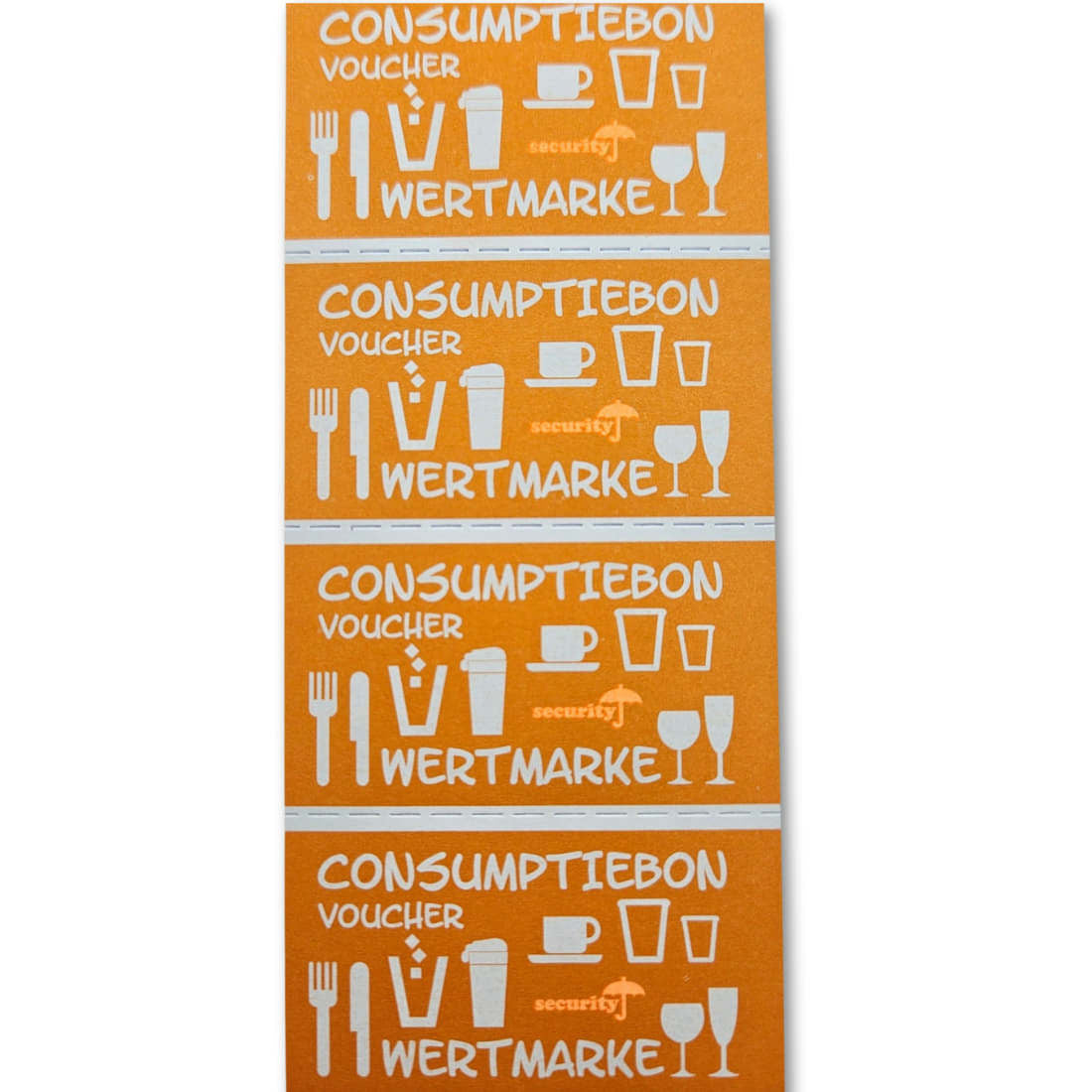 Consumptiebon Combicraft UV-beveiliging Oranje, 50x28mm