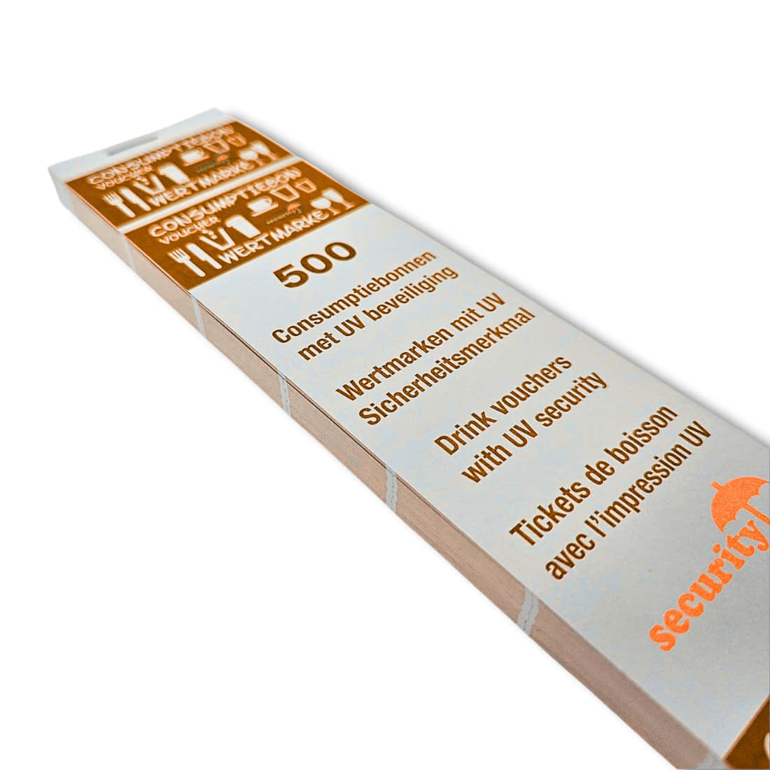 Consumptiebon Combicraft UV-beveiliging Oranje, 50x28mm - 2