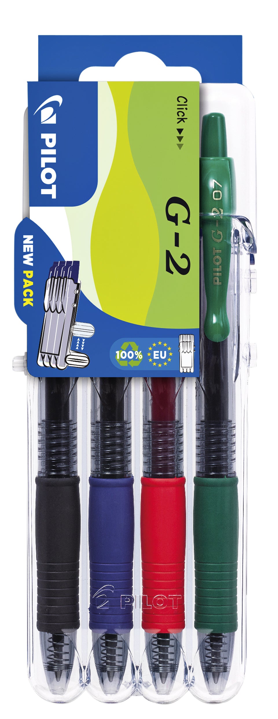 Gelschrijver Pilot Set2Go G-2 Basis Assorti
