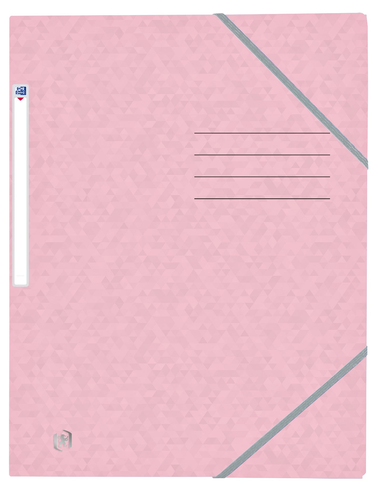 Elastomap Oxford Top File+ A4 Pastel Roze