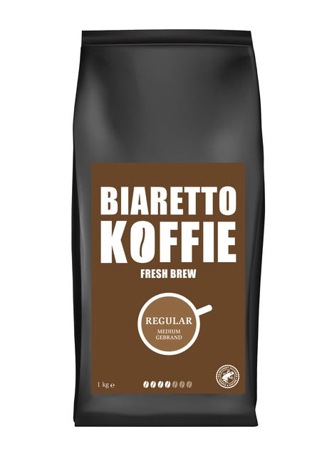 Koffie Biaretto fresh brew 1000 gram | Vers gebrouwen smaak in grootverpakkingen