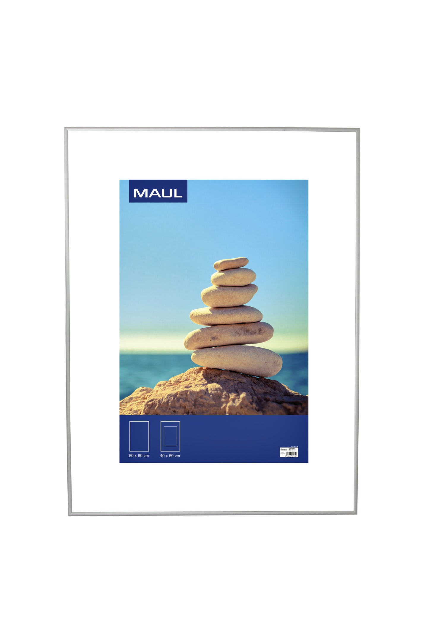 Fotolijst Maul 60x80cm aluminium, zilver geanodiseerd