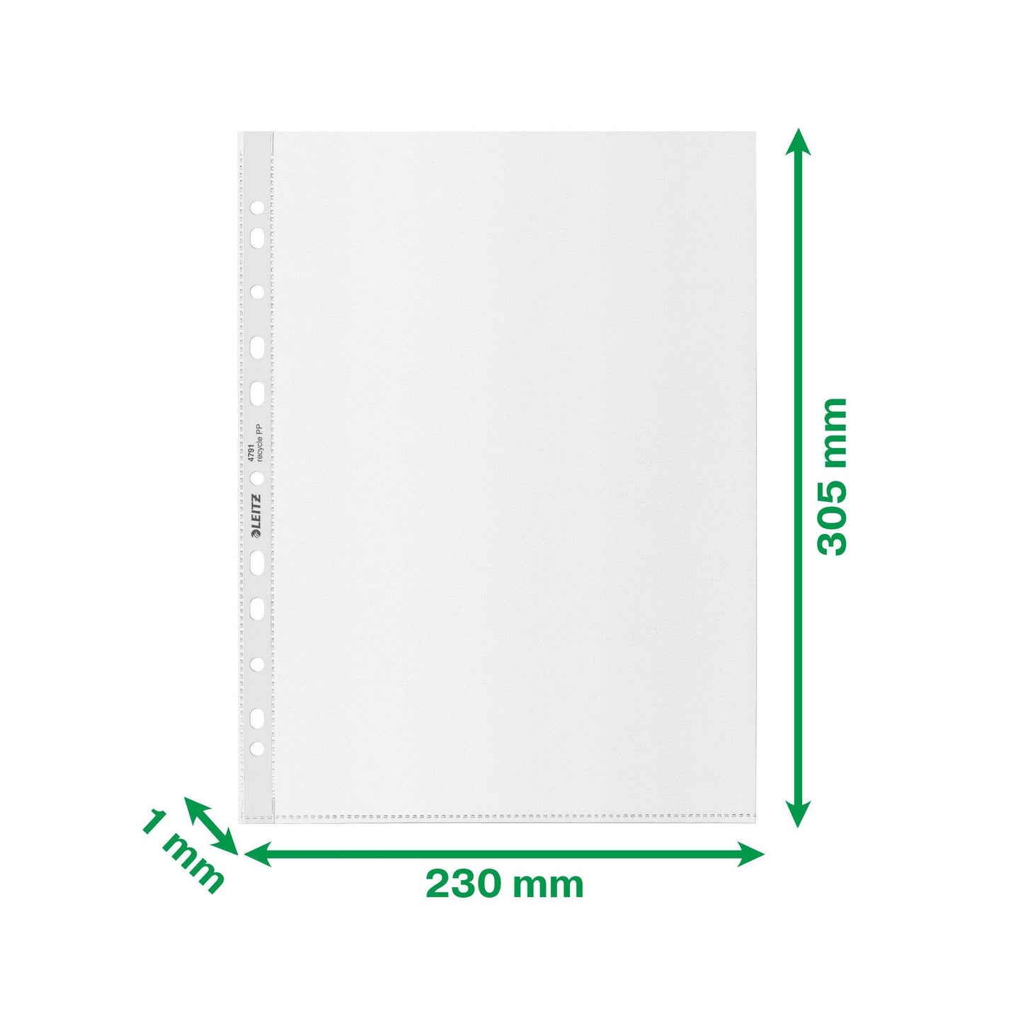 Leitz Re:Cycle PP Showtas A4 0,10 mm met 11 Gaten - 2