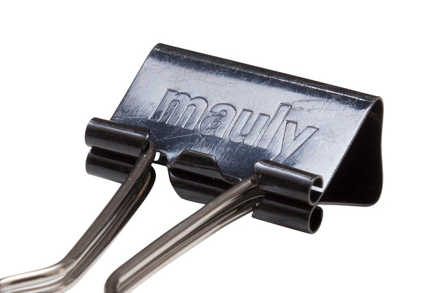 Maul Foldback Papierklem 25mm Zwart