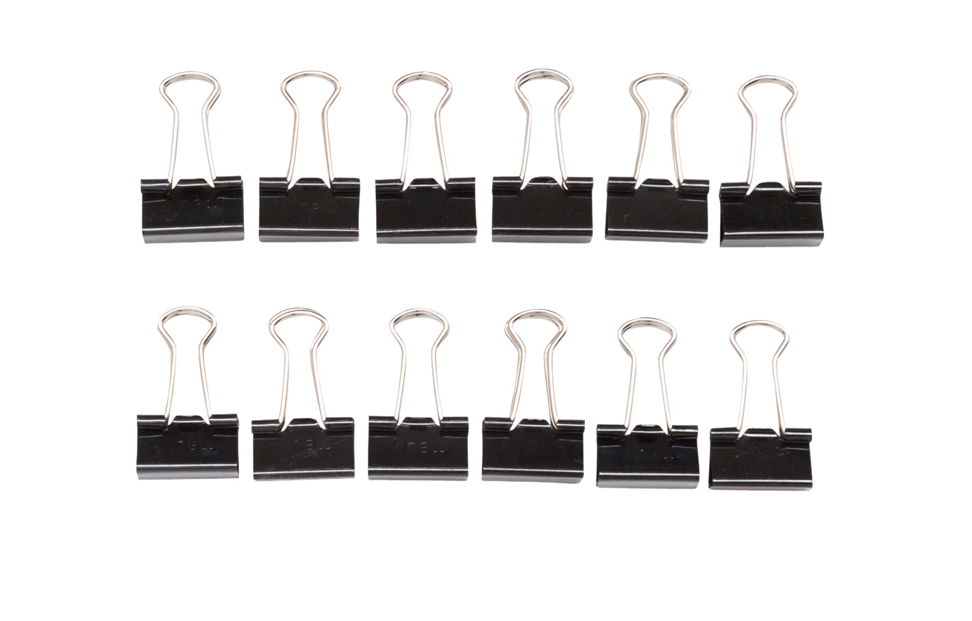 Papierklem MAUL foldback 13mm zwart met grote capaciteit