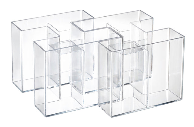 Han Bravo Pennenbak 5 Vaks Uitbreidbaar Transparent - 5