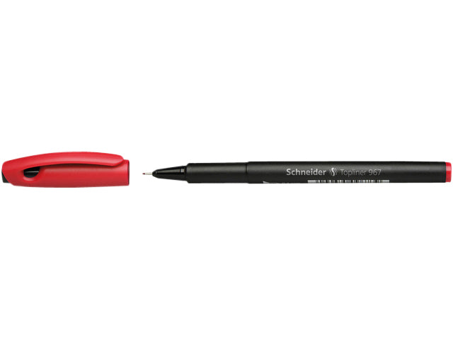 Schneider Topliner 967 Fineliner Rood 0,4mm