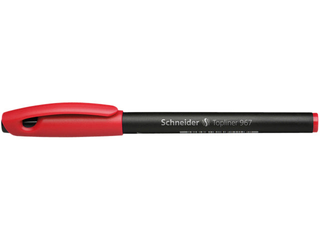 Schneider Topliner 967 Fineliner Rood 0,4mm - 2