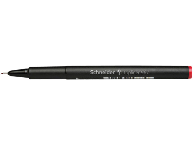 Schneider Topliner 967 Fineliner Rood 0,4mm - 3