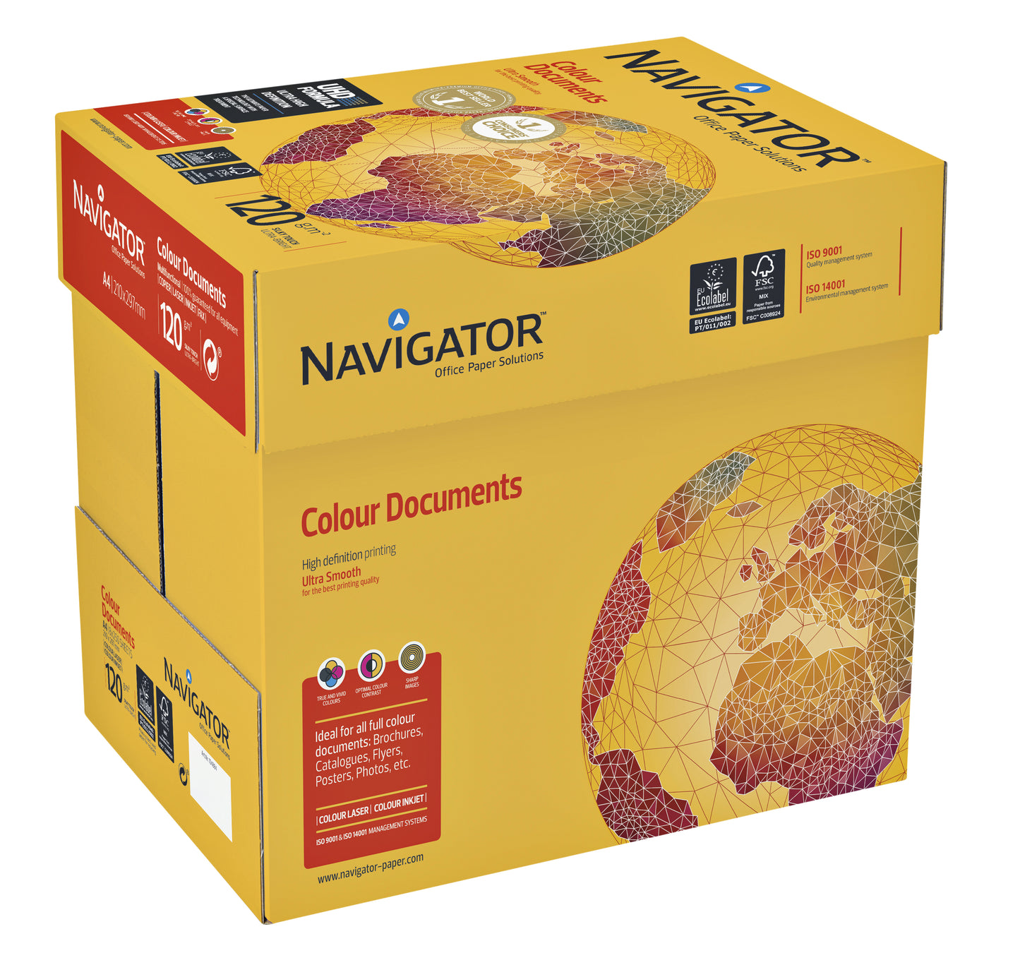 Kopieerpapier Navigator Colour Doc A4 120gr Wit - 3