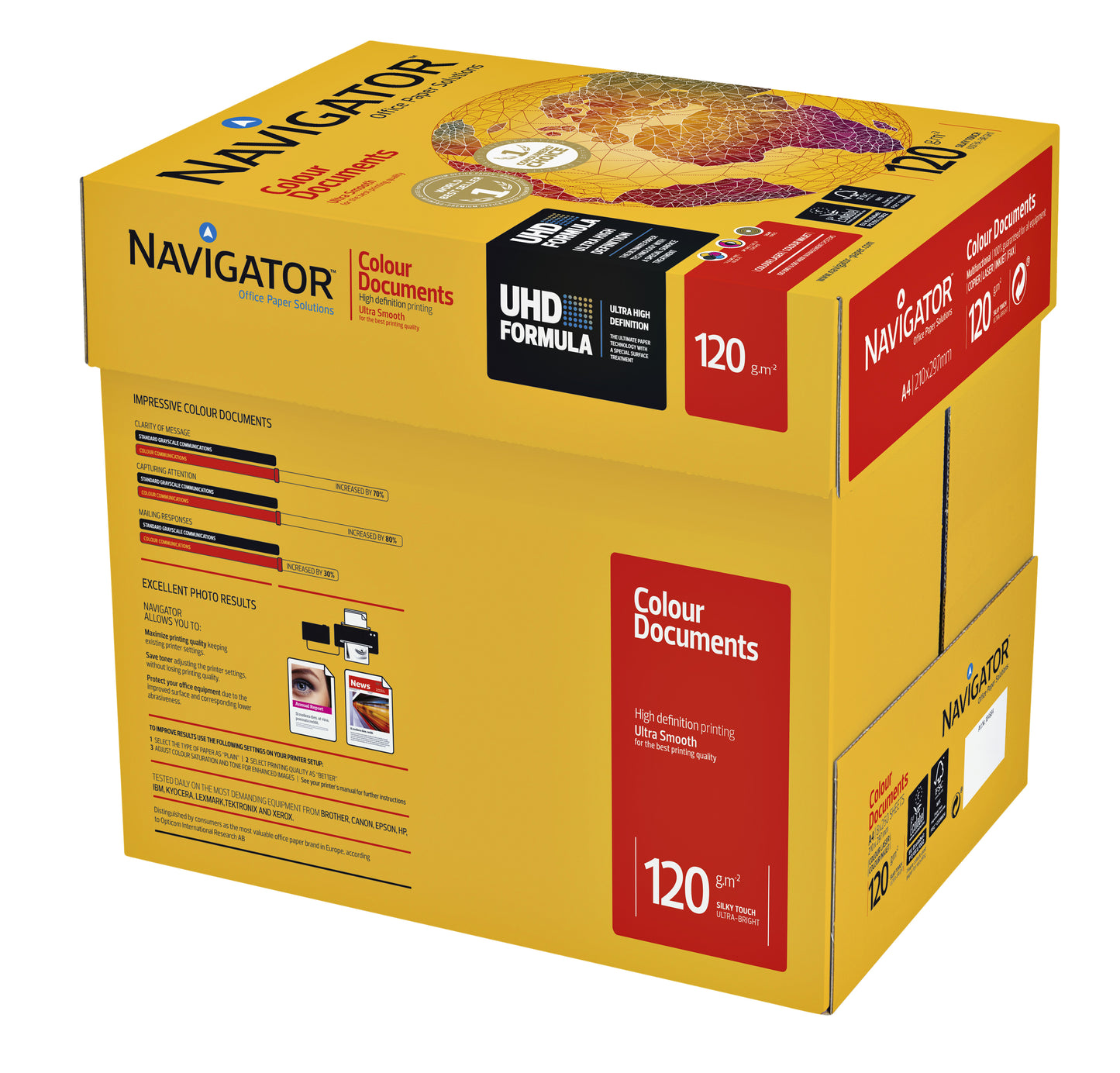 Kopieerpapier Navigator Colour Doc A4 120gr Wit - 4