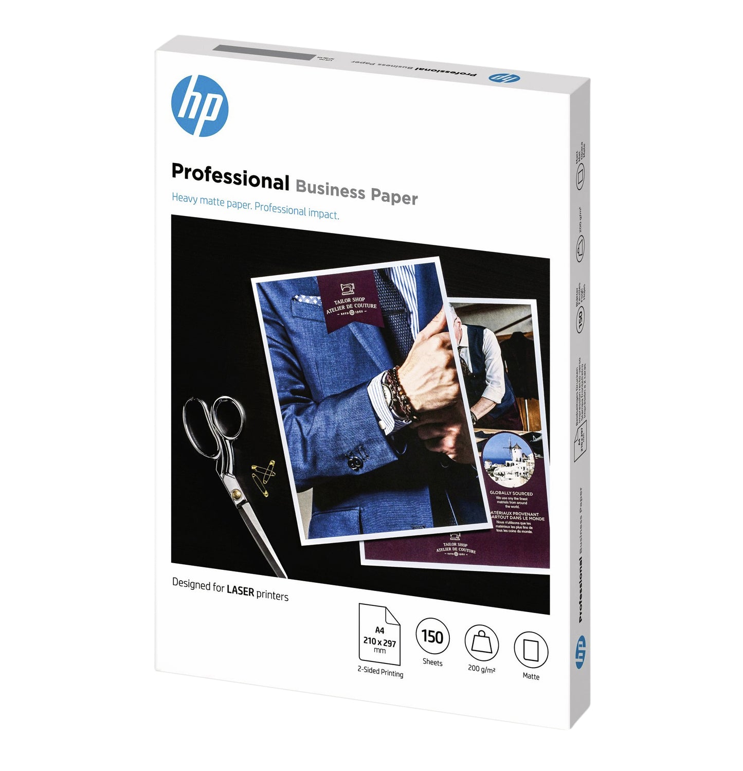 HP 7MV80A Laser Fotopapier A4 200g Mat